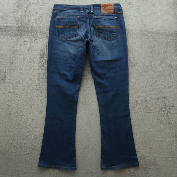 Lucky Brand Jeans Womens Size 6 Short Blue Low-Rise Charlie Baby Boot 30" Inseam - Picture 12 of 16